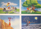 4 Disney Store Lithographs: POOH'S GRAND ADVENTURE 11X14 Lithos in a Portfolio