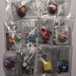 Super Mario Bros Figura Dije Llavero Lote 10 Set Nintendo Japón Juego m609 - Imagen 1 de 12