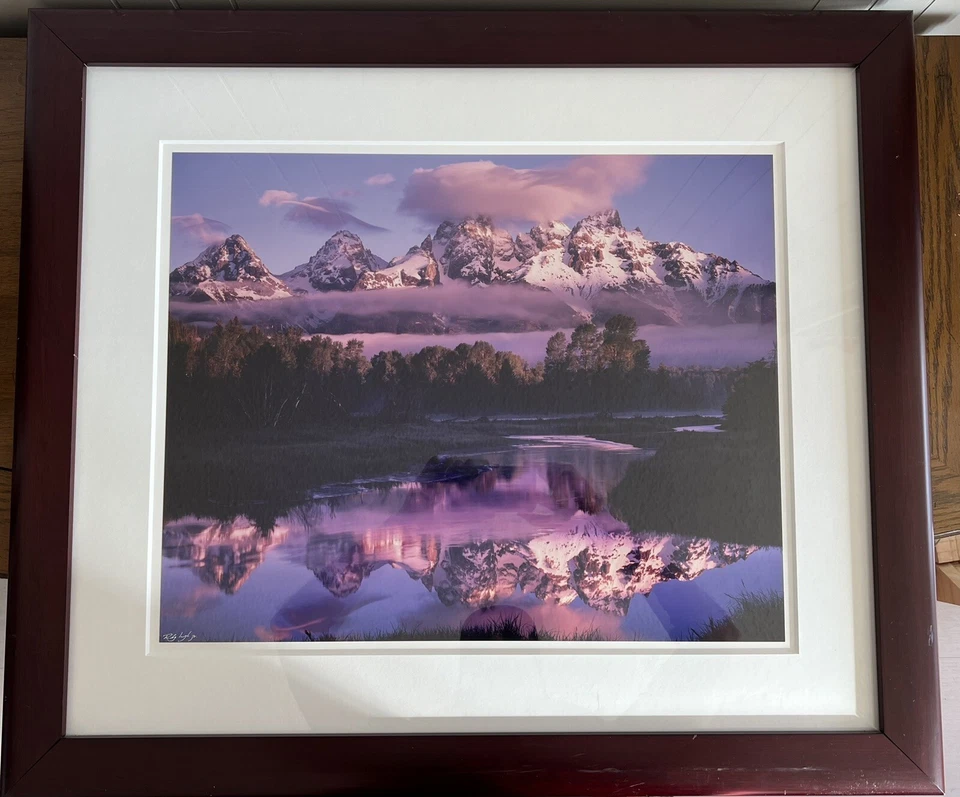 Estampa Rodney Lough Jr Day Dreaming Grand Teton National Park 20 x 16" - Imagem 1 de 4