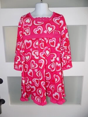 The Children's Place Hearts Dress W/Scrunchie Size 4 Girls NEW - Image 1 of 4