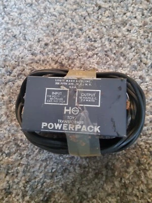 Marx No. 2129 18 VDC Toy Transformer Powerpack HO Slot Cars Trains - Image 1 of 3