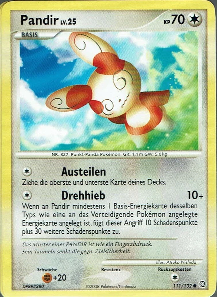 Pokemon Karte Trading Card Game Rätselhafte Wunder Nr. 111/132 Pandir - Bild 1 von 1
