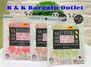 Oh K! Gemstone Reviving Citrine & Quartz & Ruby Extract Facial Masks Lot Of 3 - Picture 1 of 1