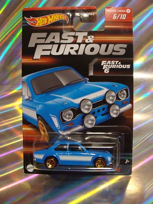 Hot Wheels '70 Ford Escort RS1600 / 2023 Fast & Furious 6 confezione originale/nuovo 1:64 - Immagine 1 di 2