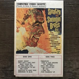 Frank Sinatra Swingin’ Brass Cassette Reprise CFX 1005 Rare Vhtf - Picture 1 of 8