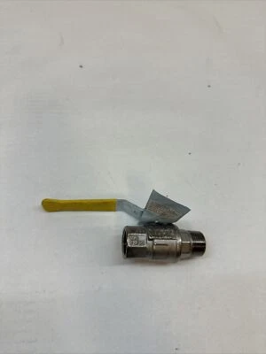 EAI Brass Ball Valve Chrome Plated 1/4" 600 WOG - 150 WSP Model 6507 new - Image 1 of 3