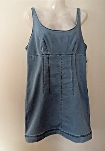 Women's No Boundaries’ Denim Light Wash  Mini Dress. Size M(8-10). New. - Picture 1 of 4