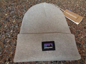 Patagonia Everyday Beanie One Size Salt Grey Knit Hat Authentic Gray Unisex New