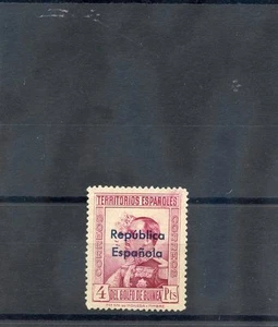 GUINEA ESPAÑOLA Sc 260(SG 284)*VF LH 1932 4P CLARET $110 - Imagen 1 de 1