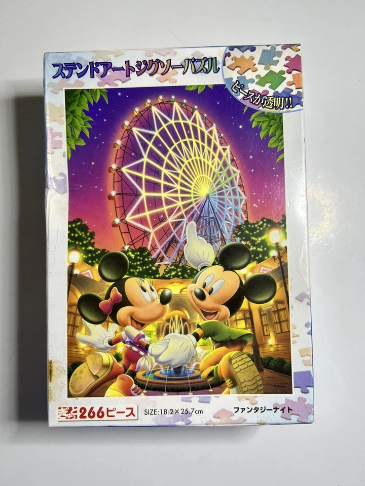 Rompecabezas Tenyo 266 piezas arte vitral Disney Mickey & Friends 18,2x25,7 cm Foto 1 de 1