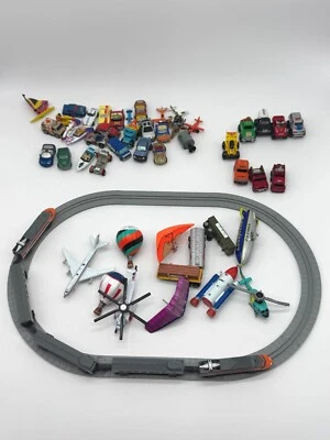 Micro Machines Funrise Road Champs 80/90s Toy Car Lot Train Cars Trucks Galoob - Image 1 of 4