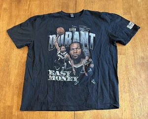 Olivier Rogers Kevin Durant T-Shirt XL schwarz Easy Money Brooklyn Nets NBA - Bild 1 von 6