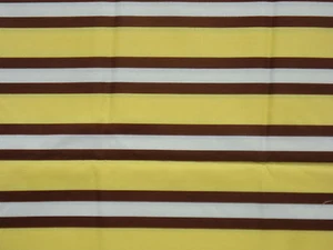 CHIRP! Stripe by K. Hennagir Designs for Robert Kaufman, Brown/Yellow/Cream, BTY - Picture 1 of 8
