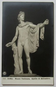 Art Postcard Apollo di Belvedere Statue Museo Vaticano Roma Italy - Picture 1 of 3