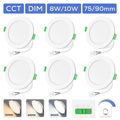 LED Einbaustrahler Decken Leuchte Flach Strahler Dimmbar 230V Einbau Spot 1050lm - Bild 1 von 4