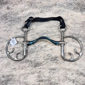 4 15/16" Trust Sweet Iron Ported Kimblehook Snaffle Bit - Picture 1 of 1