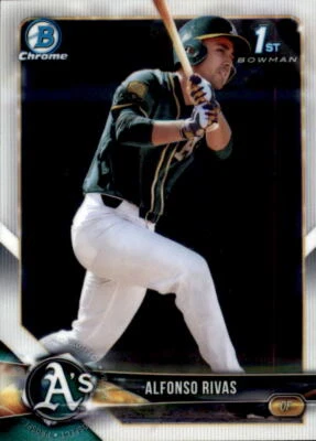 2018 Bowman Chrome Draft #BDC141 Alfonso Rivas - Image 1 of 2