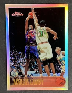 1996 - 97 Topps Chrome Refractor Marcus Camby Rookie Card  161 R - Picture 1 of 10
