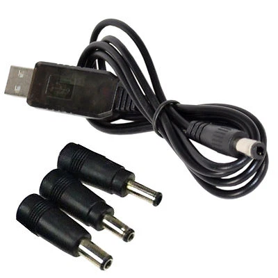 HQRP USB A Dc 12V Step-Up Cavo Per Western Digital My Libro 2-4TB HDD Esterno - Immagine 1 di 4