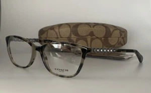 NEW Authentic COACH frames/women HC 6121 5518 Grey Green Tortoise 53-17-140 - Bild 1 von 8