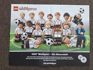 Lego Poster  Die Mannschaft Fußball EM Minifigures - Bild 1 von 2