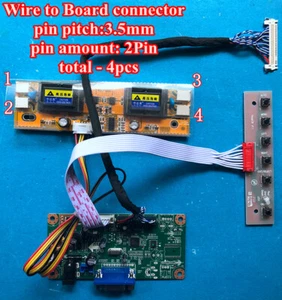 Scheda audio HDMI DVI VGA per 21,5" 1920x1080 HM215WU1-300 LTM215HT02 4 lampade LCD - Foto 1 di 2