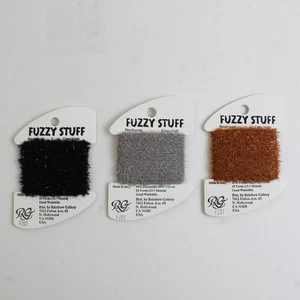 New - Lot of 3 FUZZY STUFF Stitching Fiber 15 Yds., FZ01, 02 & 31 - Picture 1 of 5