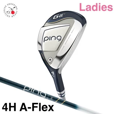 PING Golf G LE3 Ladies Utility Hybrid 4H A-Flex ULT 250 J Graphite Shaft Japan - Image 1 of 4