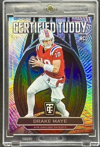 Drake Maye RARE ROOKIE RC HOLO REFRACTOR INVESTMENT CARD PATRIOTS MINT - Bild 1 von 2