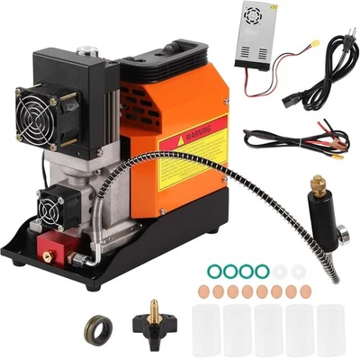 Vdapavin PCP air compressor 4500 Psi/30 Mpa, 12V DC/110/220V AC manual stop  - Image 1 of 4
