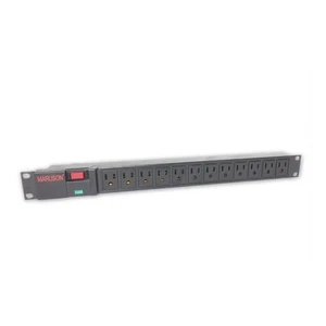Maruson PDU-R1512PS PDU  12 Outlets  1U  5-15P  1050J Surge Protected - Picture 1 of 1