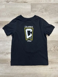Columbus Crew SC - Kids T-Shirt Size Large 7, Black Yellow - Picture 1 of 2