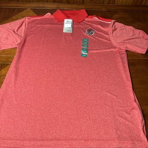 Neu mit Etikett Georgia Bulldogs Golf Poloshirt Herren Large rot kurzärmlig Marke Pro Edge - Bild 1 von 9