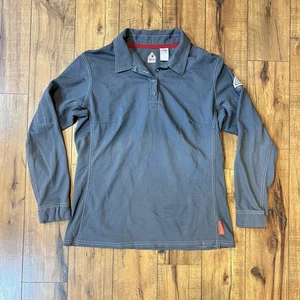 Bulwark FR LS Henley T-Shirt Blue Women’s Size M IQ Series Westex G2 CAT 2 2112 - Picture 1 of 6