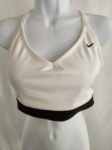 Nike Sports Bra Women's White Dri-Fit Wireless Size XL - Picture 1 of 9