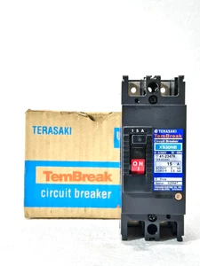 NEW | TERASAKI TEMBREAK XS30NB CIRCUIT BREAKER 15A 2 POLE 660V AC FREE SHIP - Picture 1 of 10