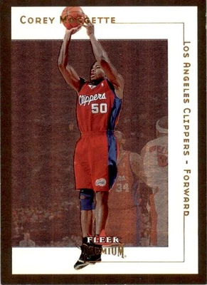 2001-02 Baloncesto Fleer Premium Corey Maggette Los Angeles Clippers #42 Foto 1 de 2