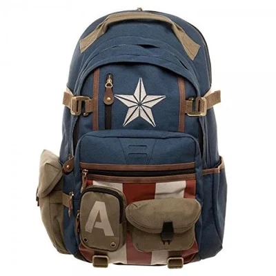 BRANDED Avengers 4 Captain America Rucksack Schultasche Laptoptasche Reiserucksack