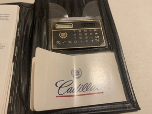 1993 Cadillac Fleetwood owners manual Literature W Leather Case + Notepad Rare - Picture 1 of 9