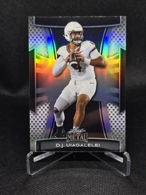 2025 Leaf Metal - D.J. Uiagalelei #33 Silver Prismatic /149 (RC) - Image 1 of 2