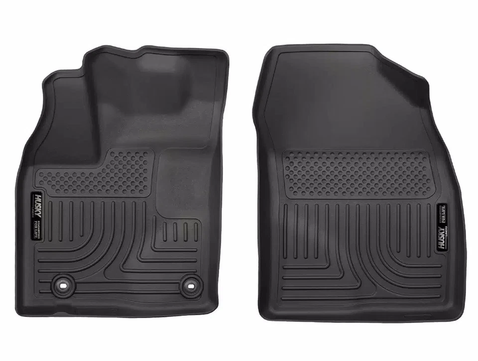 Husky Weatherbeater Floor Mats Fit 12-15 Toyota Prius Plug-In Front Row 2pc Blk Foto 1 de 4