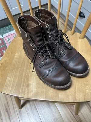 Red Wing Shoes Iron Ranger Heritage 8085 Men's Copper Rough Tough Size 10.5 - Image 1 of 2
