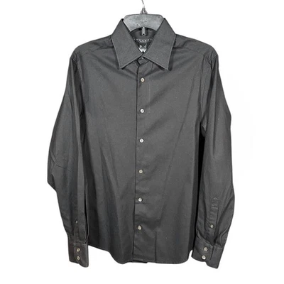 Новый с Ярлыками Laundry Мужская дышащая рубашка на пуговицах - черный - S - Изображение 1 из 4