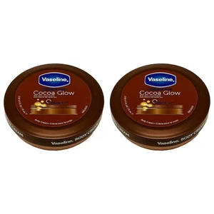 PACK 2 Vaselina Cuidado Intensivo Cacao Brillo Manteca de Cacao Crema Corporal 2.53 oz 75 ml - Imagen 1 de 3