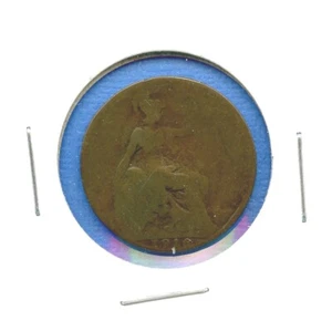 1916 English One Penny Great Britain Large Cent 1c England, United Kingdom - Picture 1 of 3