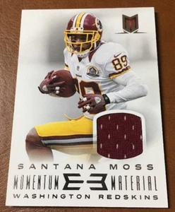 Santana Moss #88 Momentum Material 2013 Momentum Football #/199 - Imagen 1 de 2
