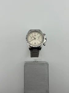 Eberhard Chronographe Calibre 310-82 Acier Inoxydable T-Swiss-T - Foto 1 di 13