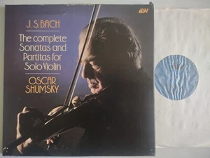 OSCAR SHUMSKY BACH SONATAS & PARTITAS 3 LP BOX ASV ALHB 306 - Picture 1 of 7