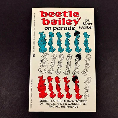 Vintage Beetle Bailey On Parade by Mort Walker 1984 Charter Paperback Foto 1 de 4