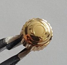 Omega Screw Down Water Resistant 18KT Yellow Gold Cap Crown Part Number 42147BA